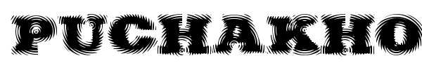 Puchakhon Rain font preview